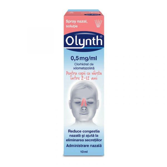 Olynth 0,05% spray nazal pentru copii, 10 ml, Johnson&Johnson-