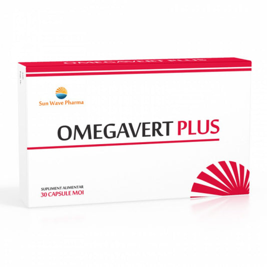 Omegavert Plus, 30 capsule, Sun Wave Pharma