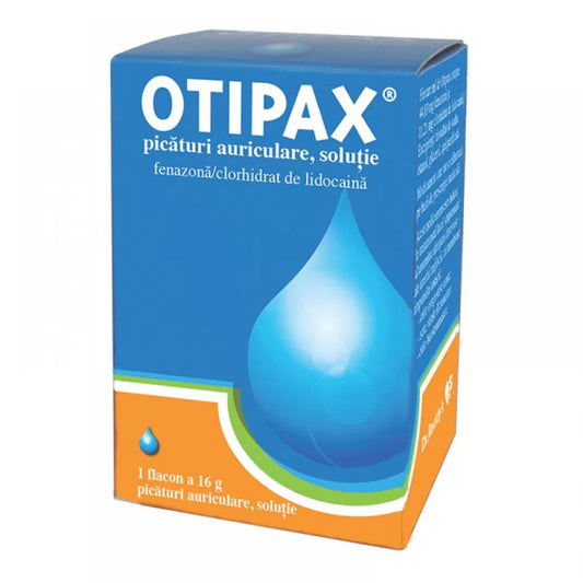 Otipax picături auriculare, soluţie, 16 g, Biocodex