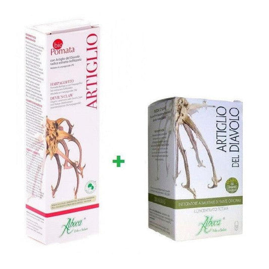 Pachet Gheara Diavolului, 50 capsule + Artiglio crema, 50 ml, Aboca