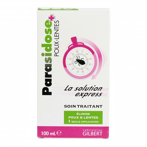 Pachet Lotiune tratament paduchi si lindini Parasidose Expres, 100ml + Pieptene, Gilbert