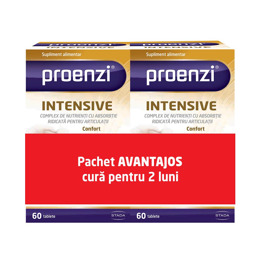 Pachet Proenzi Artrostop Intensive, 60 + 60 tablete, Walmark