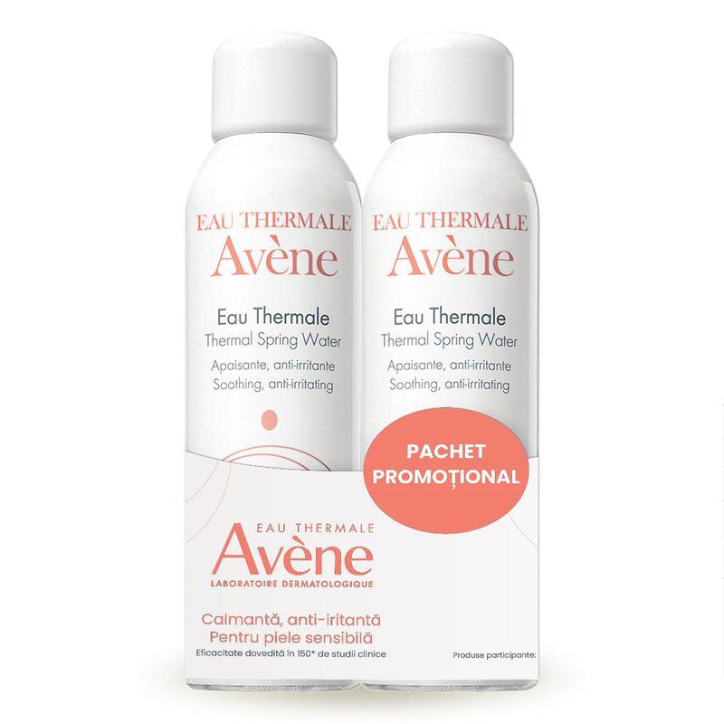 Pachet promotional Apa termala spray, 150 + 150 ml, Avene