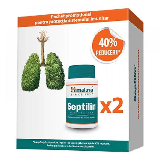 Pachet Septilin, 100 comprimate (1+1) cu 40% Reducere, Himalaya-