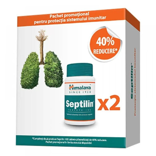 Pachet Septilin, 100 comprimate (1+1) cu 40% Reducere, Himalaya