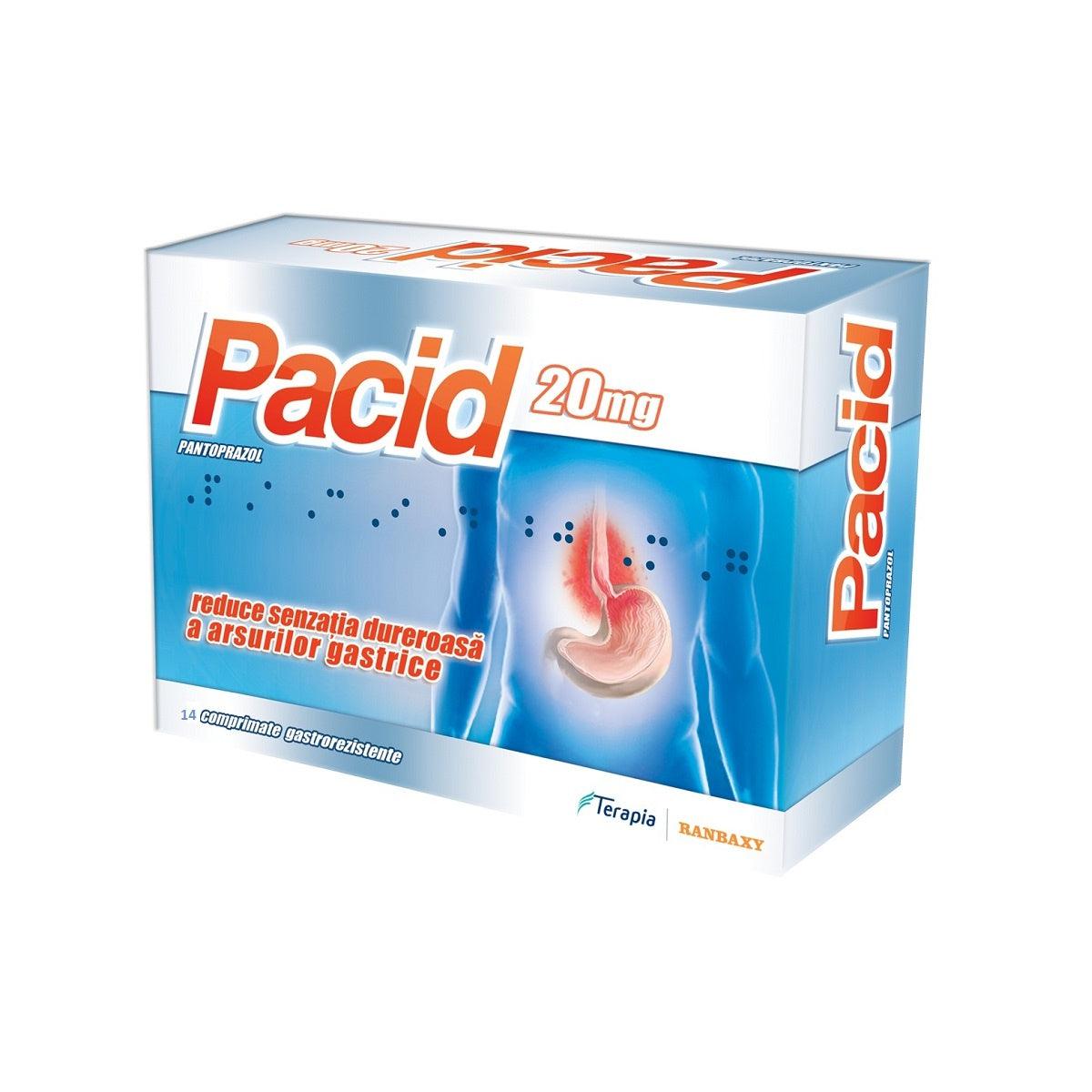 Pacid, 20 mg, 14 comprimate, Terapia-