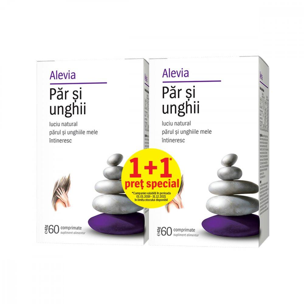 Par si unghii, 60 comprimate, Alevia (1+1 pret special)-