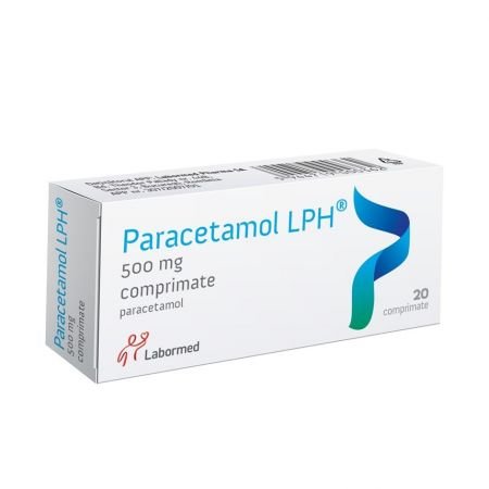 Paracetamol, 500 mg, 20 comprimate, Labormed-