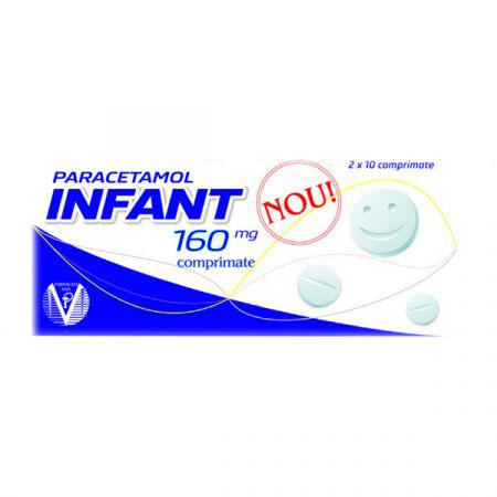 Paracetamol Infant, 160 mg, 20 comprimate, Farmacist Man-