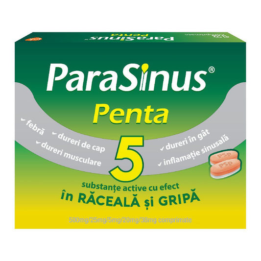 Parasinus Penta, 12 comprimate, Gsk