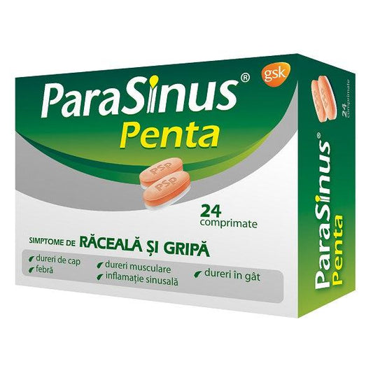 Parasinus Penta, 24 comprimate, Gsk-