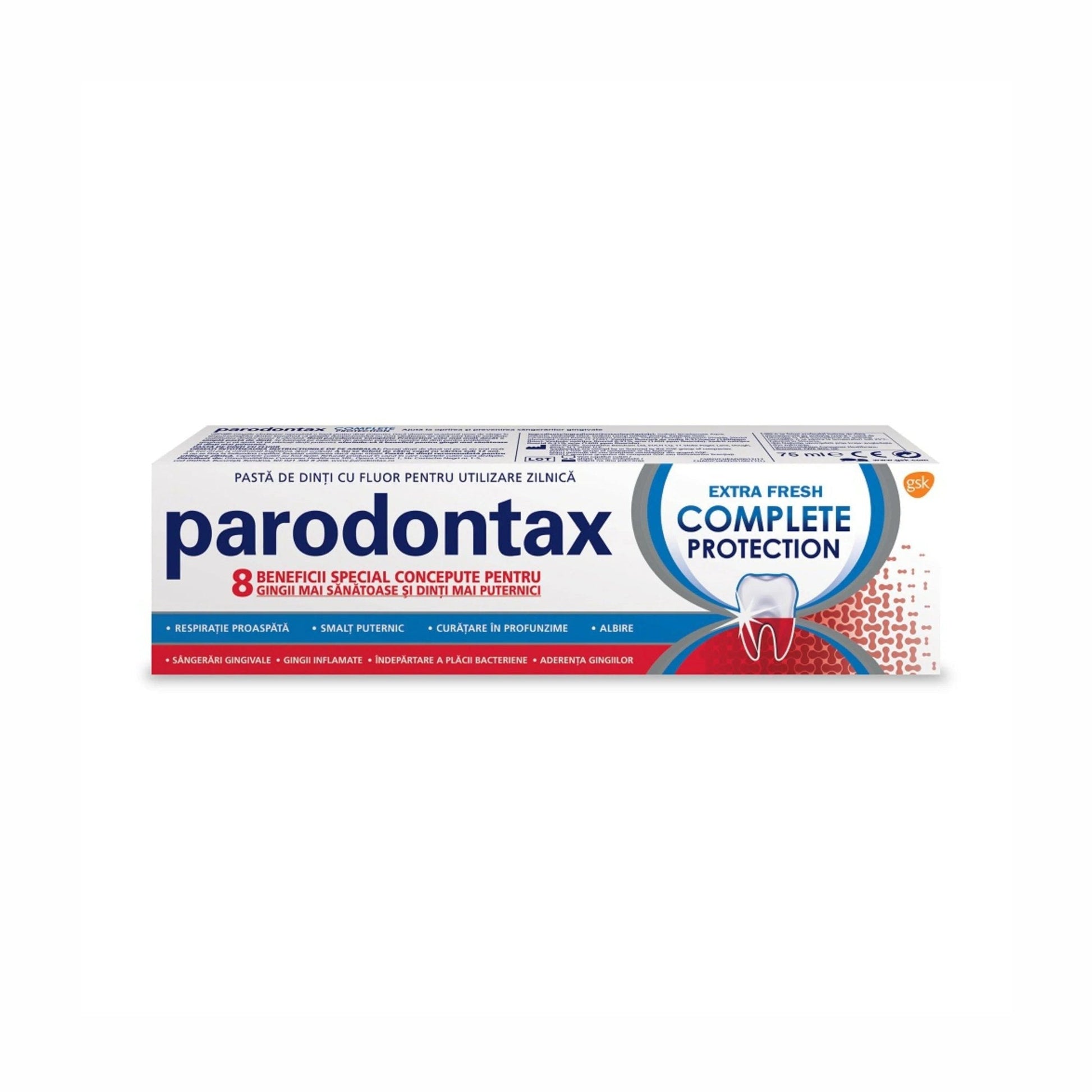 Pasta de dinti Complete Protection Extra Fresh Parodontax, 75 ml, Gsk