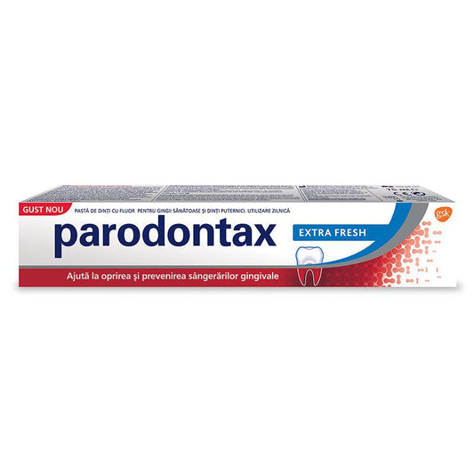 Pasta de dinti cu fluor Extra Fresh Parodontax, 75 ml, Gsk-