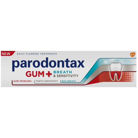 Pasta de dinti Parodontax Gum Breath Sensitivity, 75 ml, Gsk-