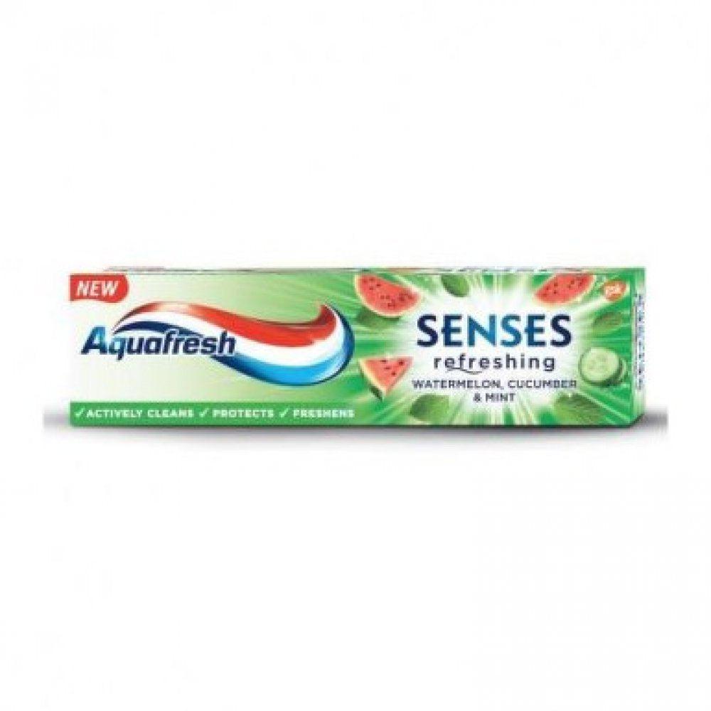 Pasta de dinti Senses Refreshing Watermelon, 75 ml, Aquafresh