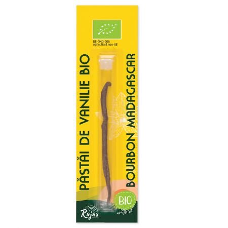 Pastaie Vanilie Bio Madagascar Bourbon, 11-12 cm, 1 g, Rajas