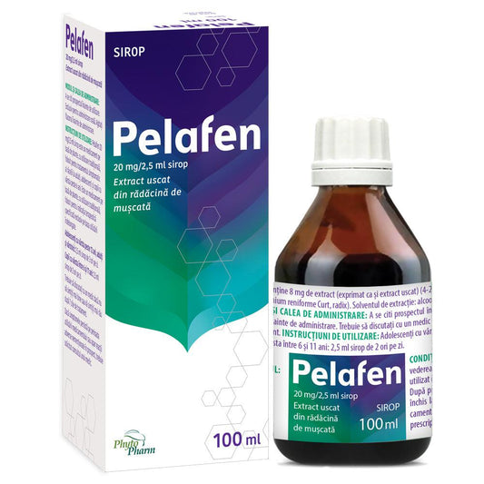 Pelafen sirop, 20 mg/2,5 ml, 100 ml, Phytopharm-