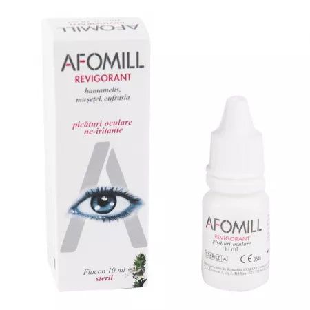 Picaturi oculare revigorante Aflomill, 10 ml, Af United-