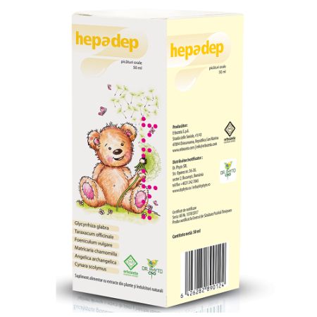 Picaturi orale Hepadep, 50 ml, Dr. Phyto