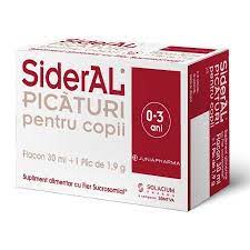 Picaturi pentru copii SiderAL, flacon 30 ml + plic 1,9 grame, Solacium Pharma-
