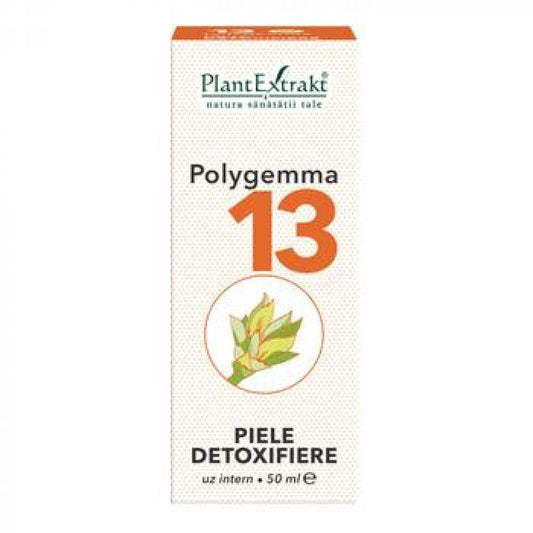 Plant E Polygemma 13 Piele Detoxifiere 50ml