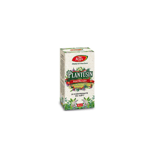 Plantusin pentru gât, R13, 30 comprimate de supt, Fares-