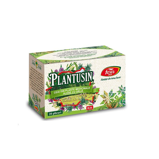 Plantusin (antibronșic), R26, ceai la plic, Fares