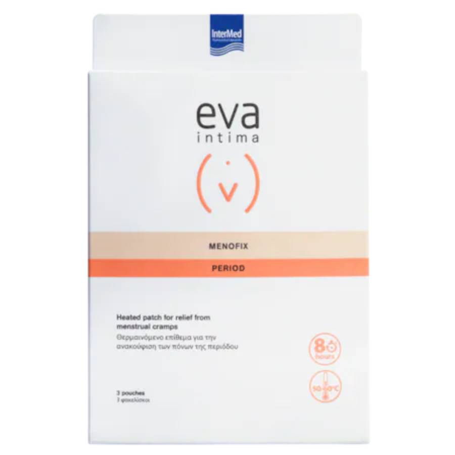 Plasture termic pentru ameliorarea durerilor menstruale Eva Intima Menofix, 1 bucata, Intermed