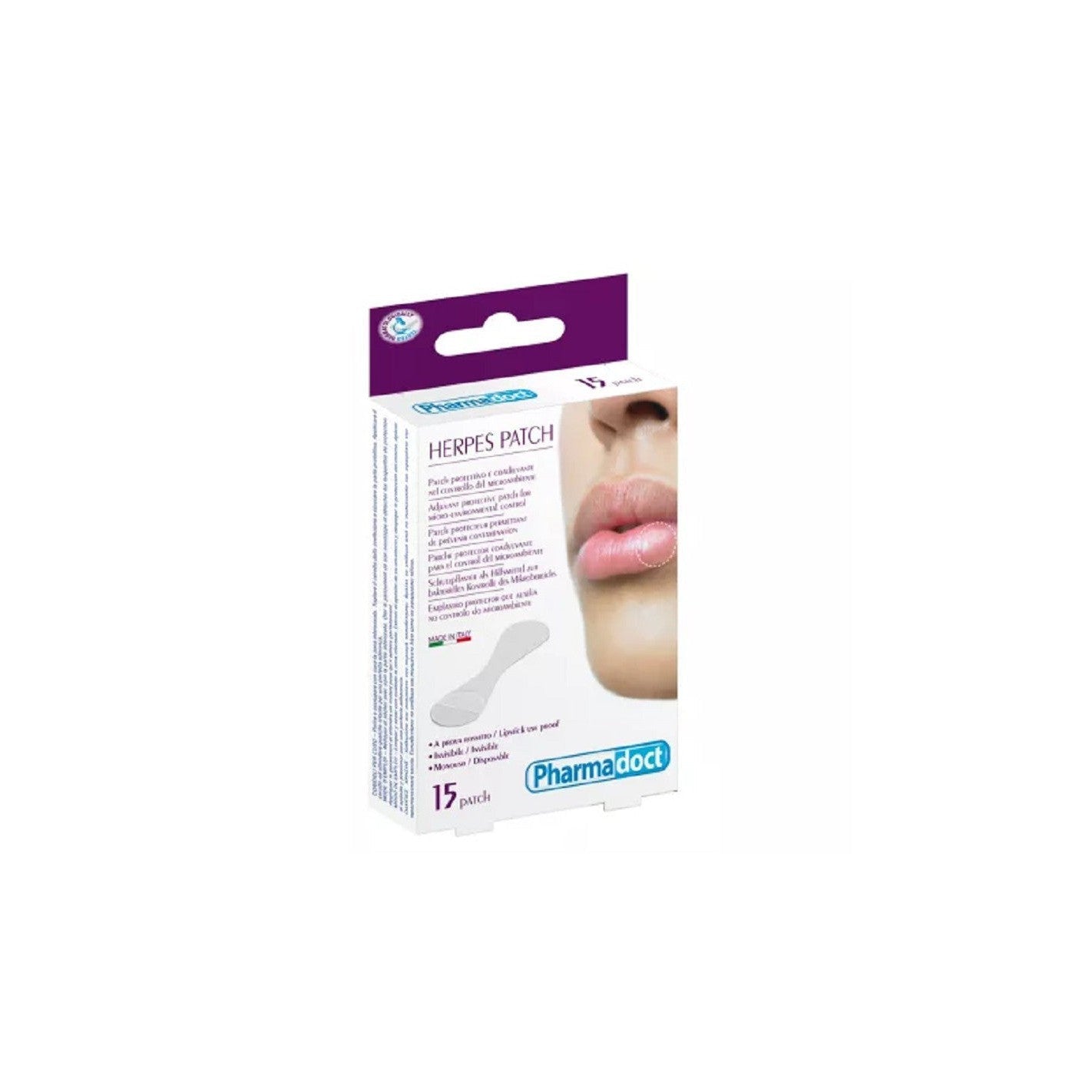 Plasturi antiherpetici, 15 bucati, Pharmadoct