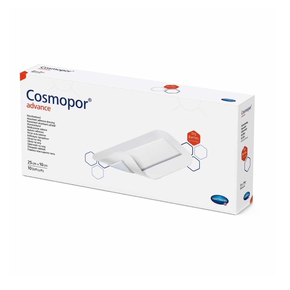 Plasturi Cosmopor Advance (901016), 25 x 10 cm, 10 plasturi, Hartmann