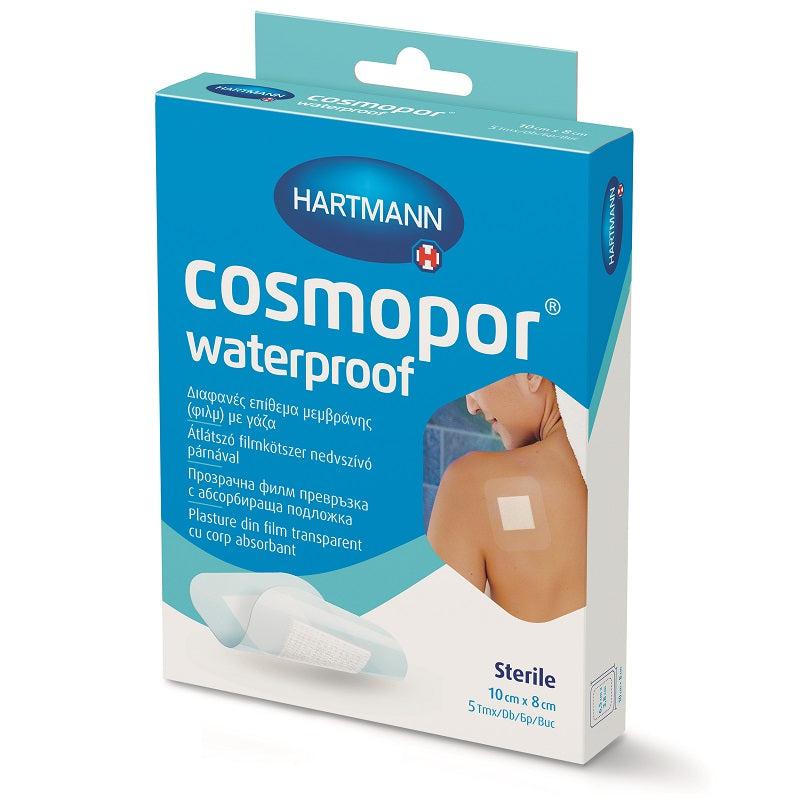 Plasturi sterili Cosmopor Waterproof 10 x 8 cm, 5 bucati, Hartmann