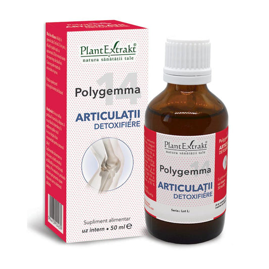 Polygemma 14, Articulatii detoxifiere, 50 ml, Plant Extrakt-