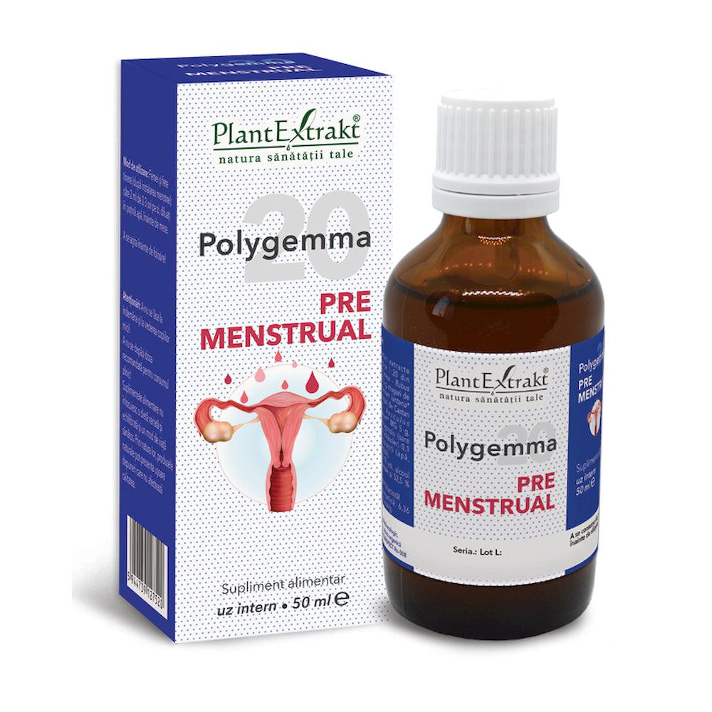 Polygemma 20, Premenstrual, 50 ml, Plant Extrakt-