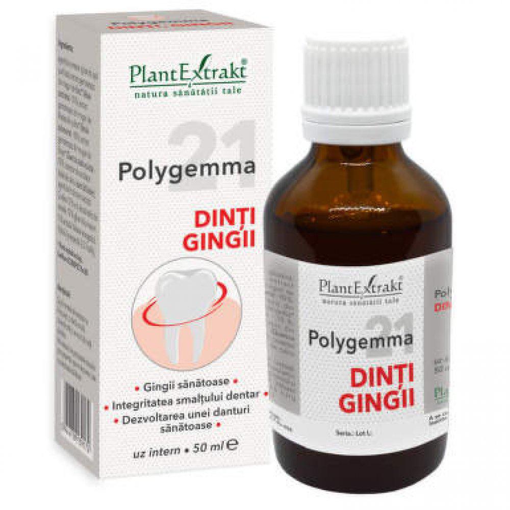 Polygemma 21 dinti, Gingii, 50 ml, Plant Extrakt-
