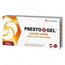 Supozitoare Prestogel, 10 bucati, Pharmagenix