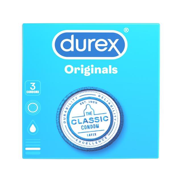 Prezervative Classic, 3 bucati, Durex - 5010232967878