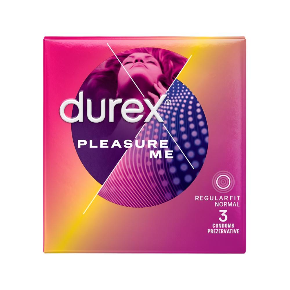 Prezervative Pleasure Me, 3 bucati, Durex