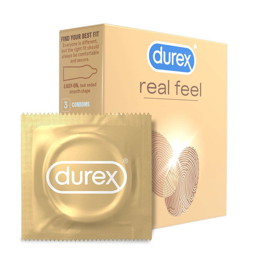 Prezervative Real Feel, 3 bucati, Durex-