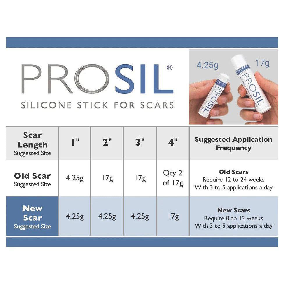 Pro-Sil™ Clasic, Gel de Silicon Tip Stick pentru Tratamentul Cicatricilor, 4.25g, Biodermis