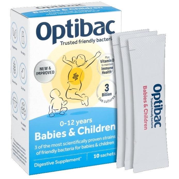 Probiotic pentru copii si sugari, 10 plicuri, Optibac-