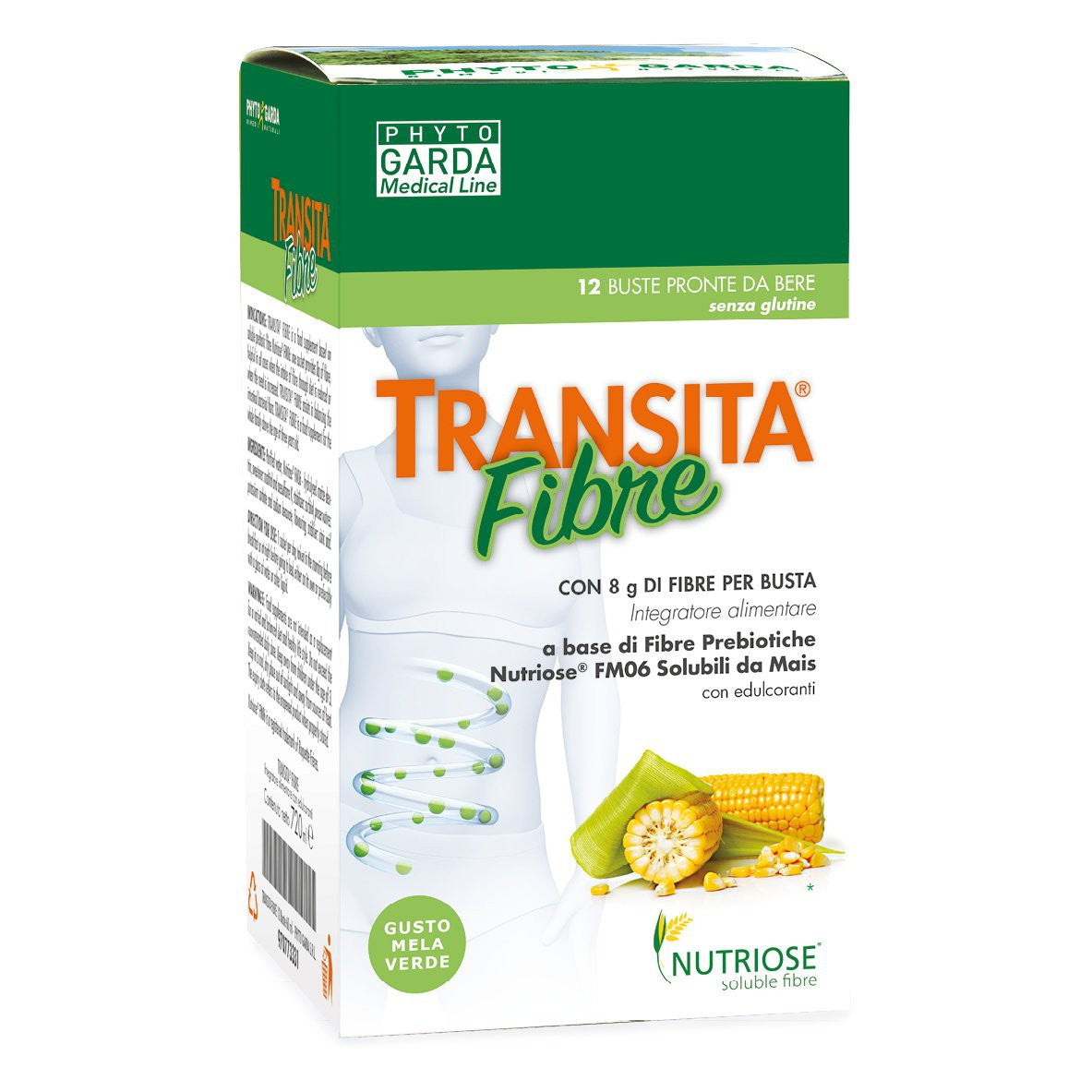 Probiotic pentru echilibrul florei intestinale, Transita Fibre, 12 plicuri cu solutie orala/60 ml plic , Phyto Garda