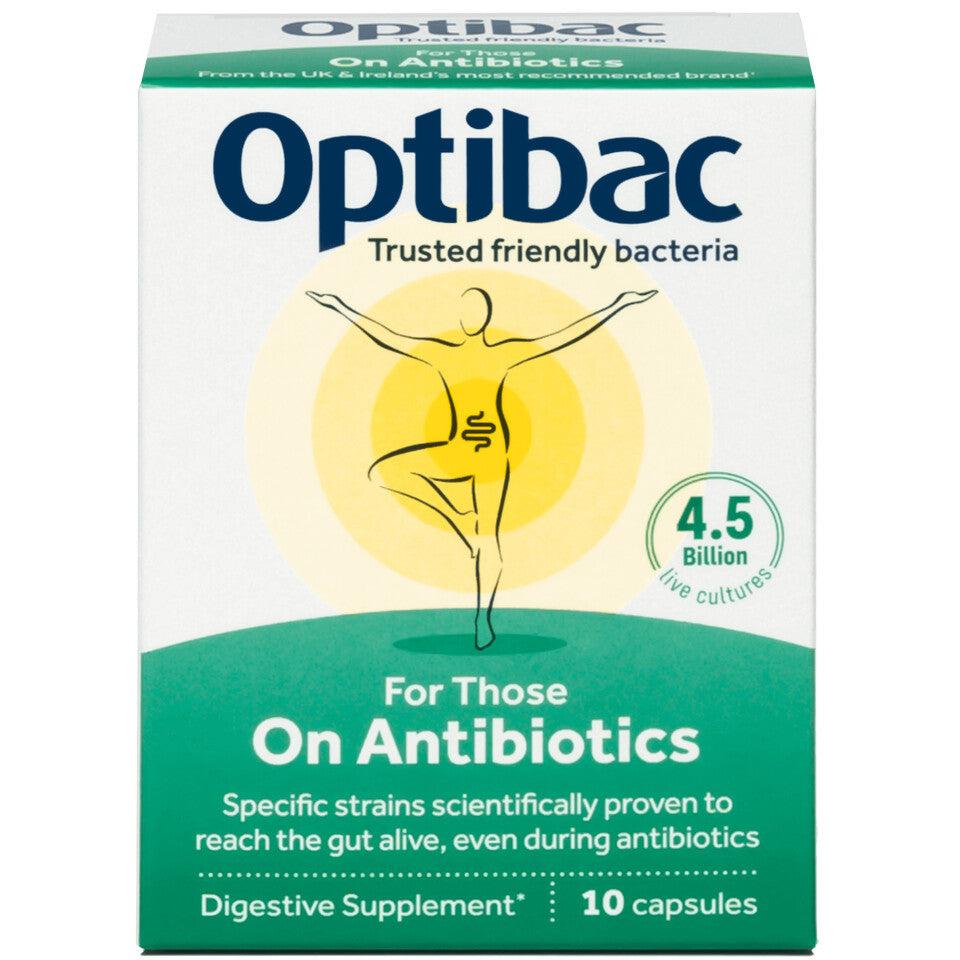 Probiotic pentru tratamentul cu antibiotic, 10 capsule, Optibac