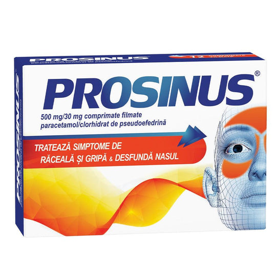 Prosinus, 500 mg/30 mg, 20 comprimate filmate, Fiterman-