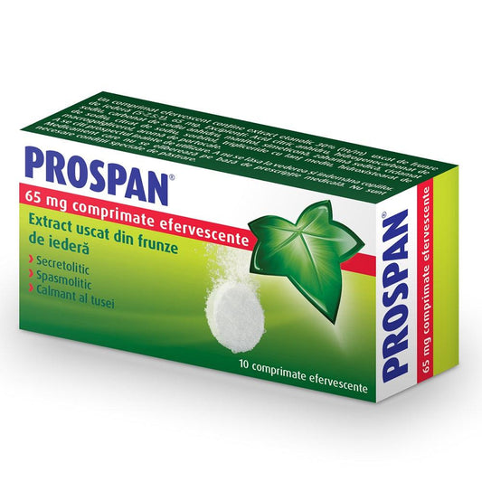 Prospan, 65 mg, 10 comprimate efervescente, Engelhard Arzneimittel-