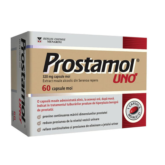 Prostamol uno, 320 mg, 60 capsule moi, Berlin-Chemie Ag-