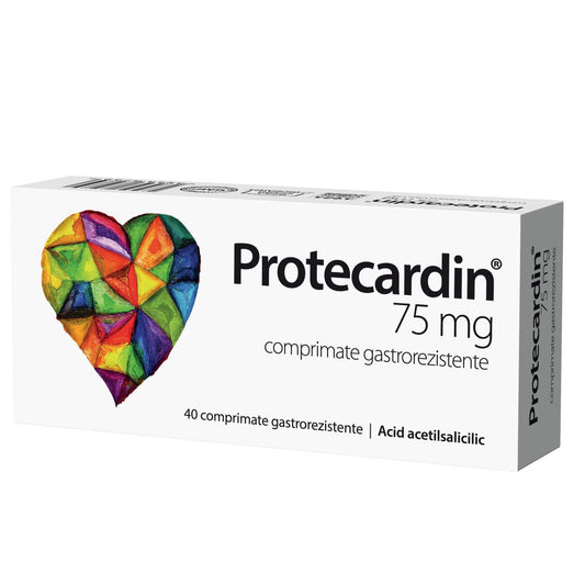 Protecardin, 75 mg, 40 comprimate gastrorezistente, Biofarm-