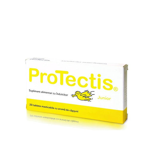 Protectis Junior Probiotice capsuni ,20 cpr masticabile-
