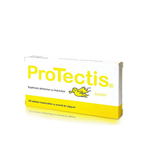 Protectis Junior Probiotice capsuni ,20 cpr masticabile