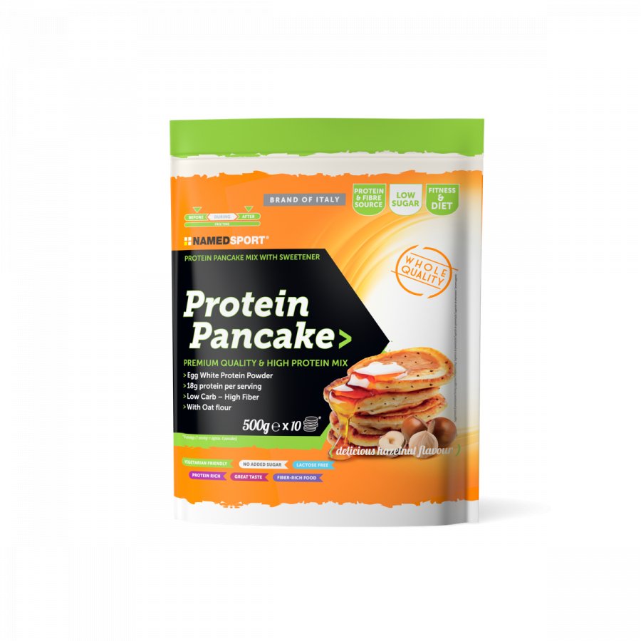 PROTEIN PANCAKE> DELICIOUS HAZELNUT, 500 gr, Named Sport