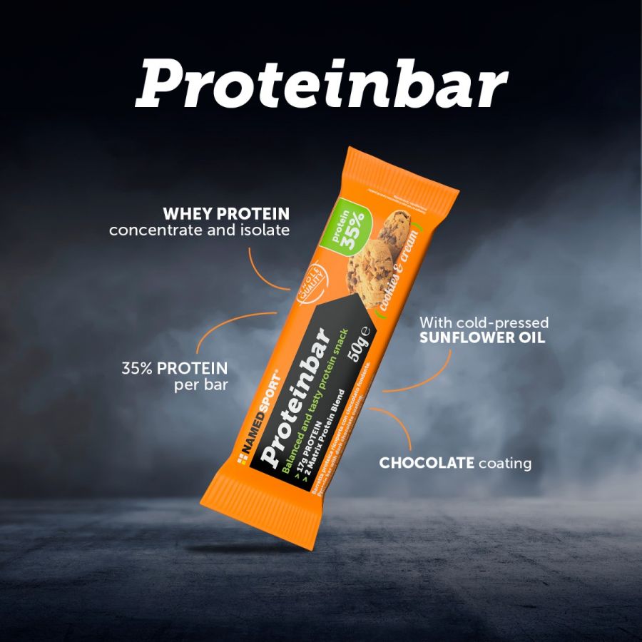 PROTEINBAR> Cookies & Cream, 50 gr, Named Sport